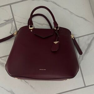 Michael Kors Deep Burgundy Satchel